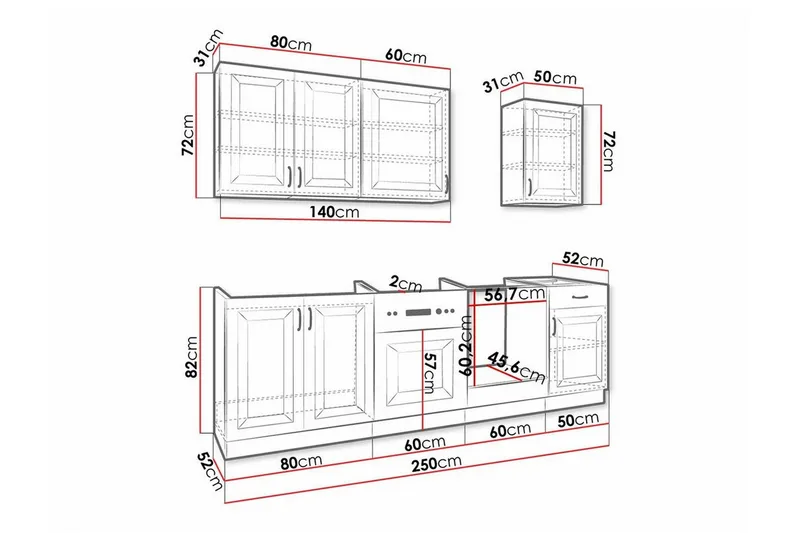 Templemore Möbelset För Kök & Matplats - Möbler - Möbelset - Möbelset för kök & matplats
