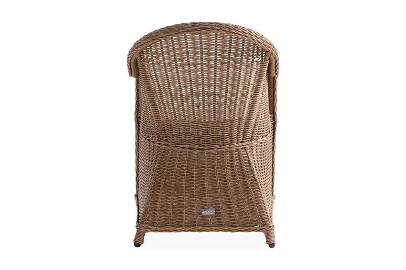 Marcus Light Fåtölj m Dyna - Natur Brun - Utemöbler - Balkong - Balkongmöbler - Balkongstol