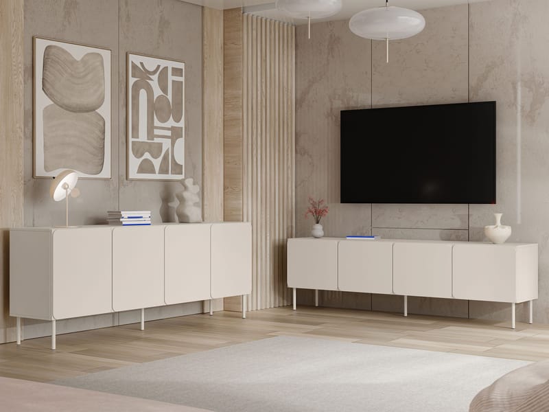 Marros Möbelset Skänk 200 cm - Beige - Möbler - Möbelset - Möbelset för vardagsrum