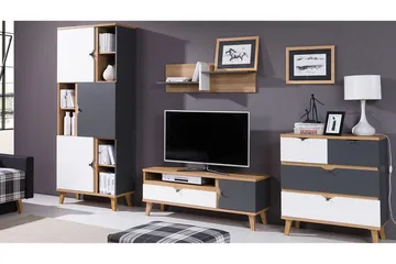 Memone Vardagsrumsset - Beige/Grå/Vit - Möbler - Möbelset - Möbelset för vardagsrum