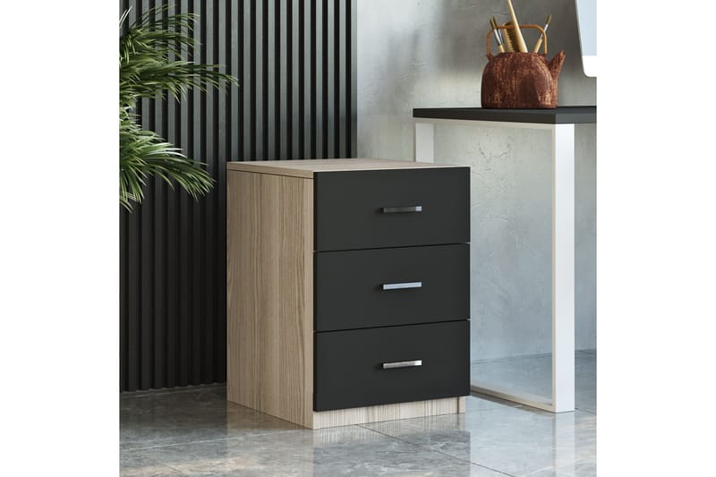 Belloch Möbelset Kontor - Natur/Svart - Möbler - Möbelset - Möbelset för kontor