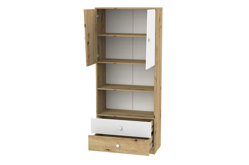 Möbelset för Kontor NERO - Natur/Vit - Möbler - Möbelset - Möbelset för kontor