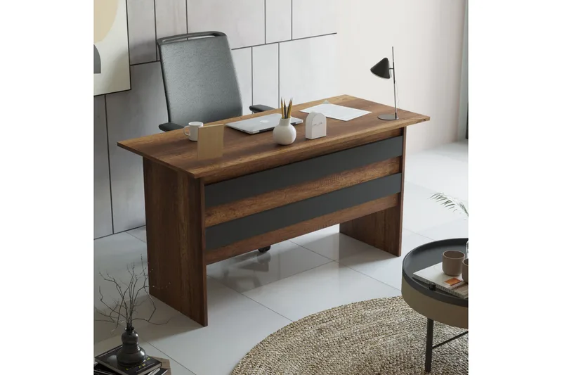 Romala Möbelset Kontor - Teak/Antracit - Möbler - Möbelset - Möbelset för kontor