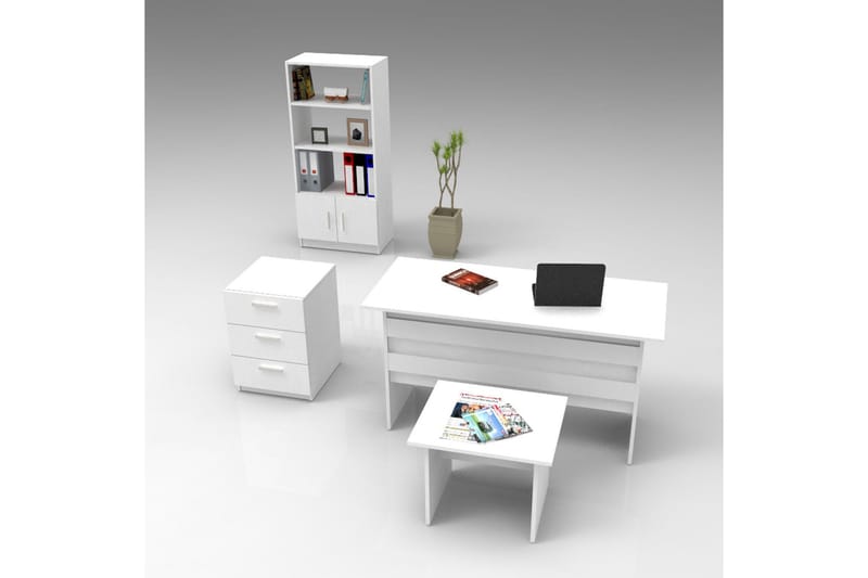 Sanjoan Möbelset Kontor - Vit - Möbler - Möbelset - Möbelset för kontor