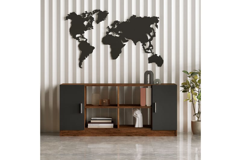 Saratella Möbelset Kontor - Teak/Antracit - Möbler - Möbelset - Möbelset för kontor