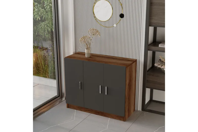 Saratella Möbelset Kontor - Teak/Antracit - Möbler - Möbelset - Möbelset för kontor