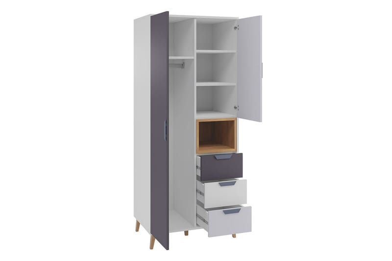 Sayuki Möbelset För Kontor - Vit/Grå - Möbler - Möbelset - Möbelset för kontor