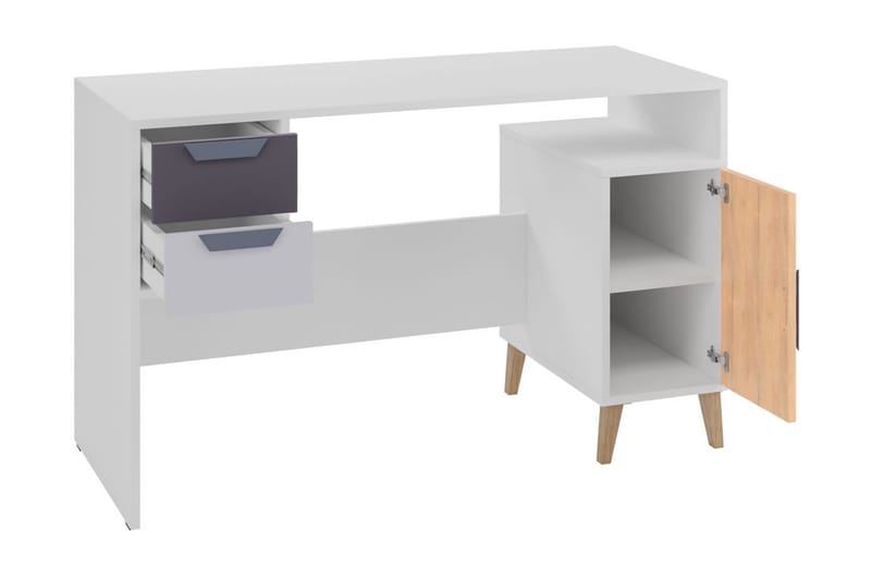 Sayuki Möbelset För Kontor - Vit/Grå - Möbler - Möbelset - Möbelset för kontor