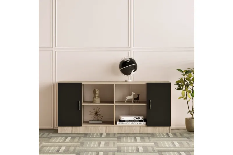 Valladbla Möbelset Kontor - Natur/Svart - Möbler - Möbelset - Möbelset för kontor