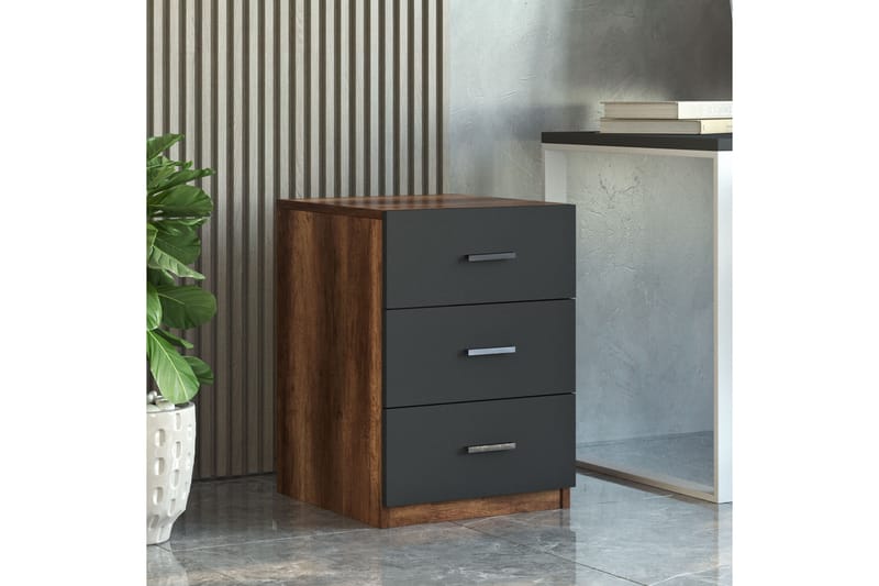 Valladbla Möbelset Kontor - Teak/Antracit - Möbler - Möbelset - Möbelset för kontor