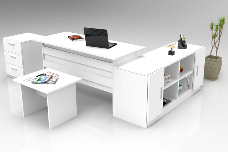 Valladbla Möbelset Kontor - Vit - Möbler - Möbelset - Möbelset för kontor