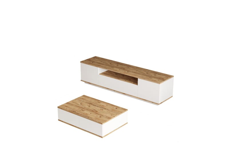 Anari Möbelset För Vardagsrum - Vit - Möbler - Möbelset - Möbelset för vardagsrum