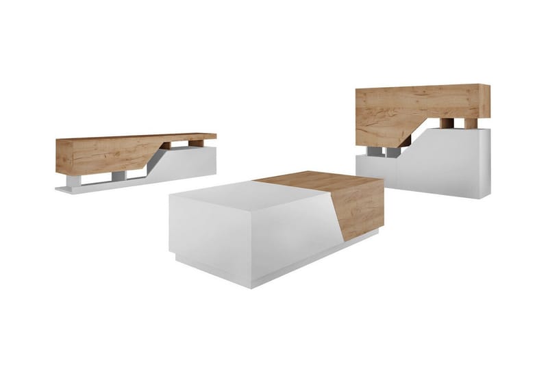 Carbost Möbelset För Vardagsrum White, undefined