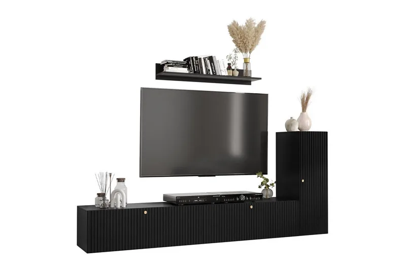 Dunvegan Möbelset För Vardagsrum Black, undefined