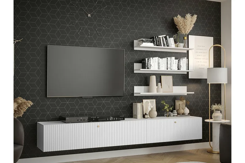 Dunvegan Möbelset För Vardagsrum White - Möbler - Möbelset - Möbelset för vardagsrum