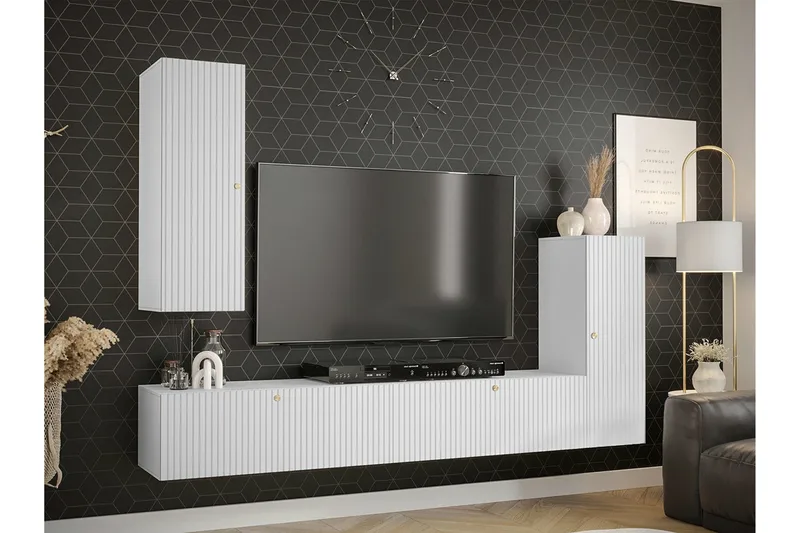 Dunvegan Möbelset För Vardagsrum White - Möbler - Möbelset - Möbelset för vardagsrum