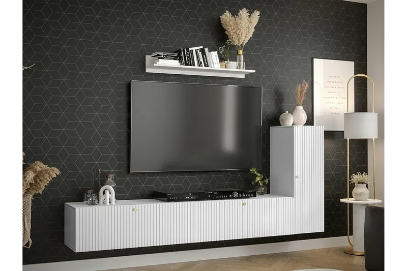 Dunvegan Möbelset För Vardagsrum White - Möbler - Möbelset - Möbelset för vardagsrum