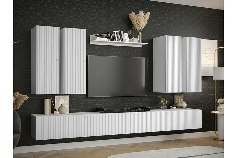 Dunvegan Möbelset För Vardagsrum White - Möbler - Möbelset - Möbelset för vardagsrum