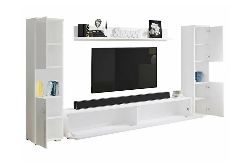 Galbally Möbelset För Vardagsrum Brown - Möbler - Möbelset - Möbelset för vardagsrum