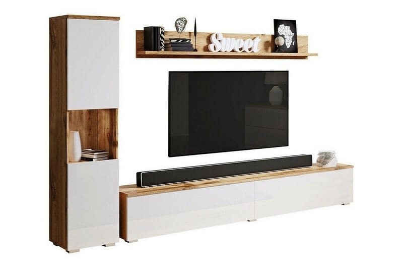 Galbally Möbelset För Vardagsrum Brown, undefined