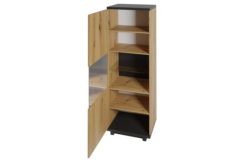 Ingram Vardagsrumsset - Ek/Svart - Möbler - Möbelset - Möbelset för vardagsrum