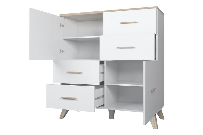 Kardos Vardagsrumsset - Natur/Svart - Möbler - Möbelset - Möbelset för vardagsrum