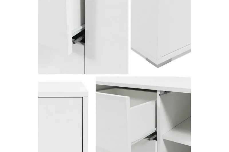 Kintore Möbelset För Vardagsrum White - Möbler - Möbelset - Möbelset för vardagsrum