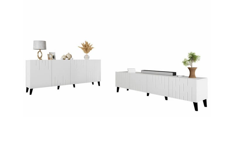 Kintore Möbelset För Vardagsrum White, undefined