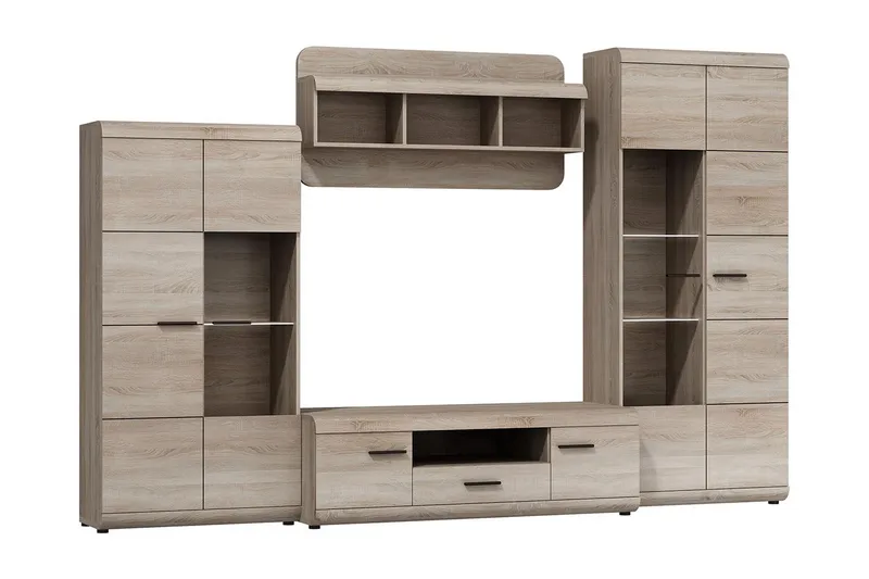 Link Vardagsrumsset 300x54x194 cm, Beige/Grå