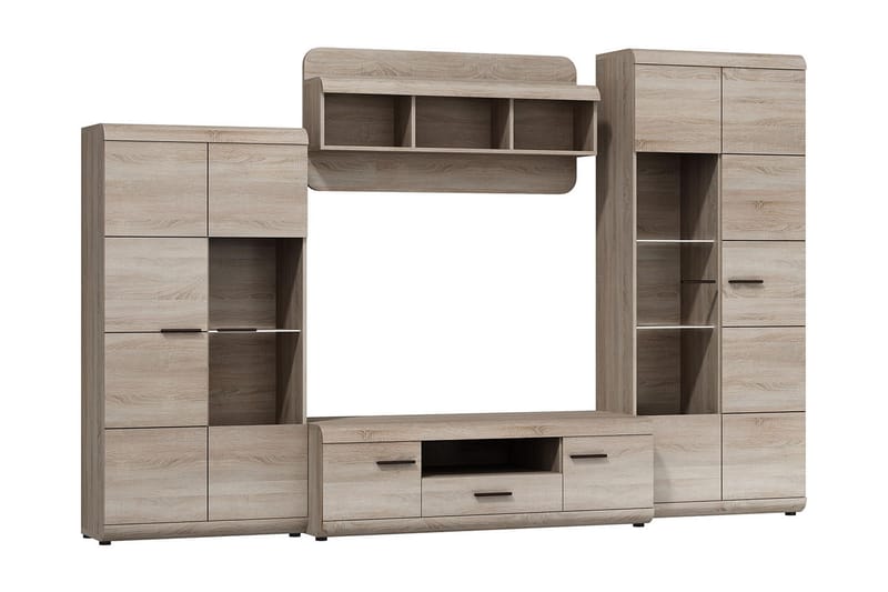 Link Vardagsrumsset 300x54x194 cm - Beige/Grå - Möbler - Möbelset - Möbelset för vardagsrum