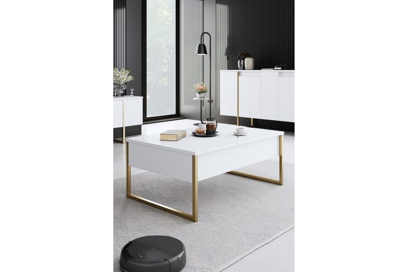 Luxe Möbelset För Vardagsrum - Vit - Möbler - Möbelset - Möbelset för vardagsrum