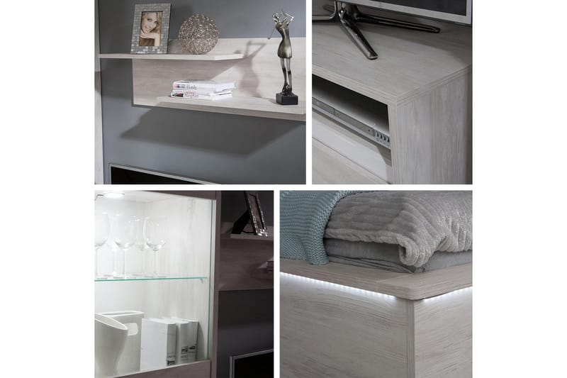 Najera Vardagsrumsset - Brun - Möbler - Möbelset - Möbelset för vardagsrum