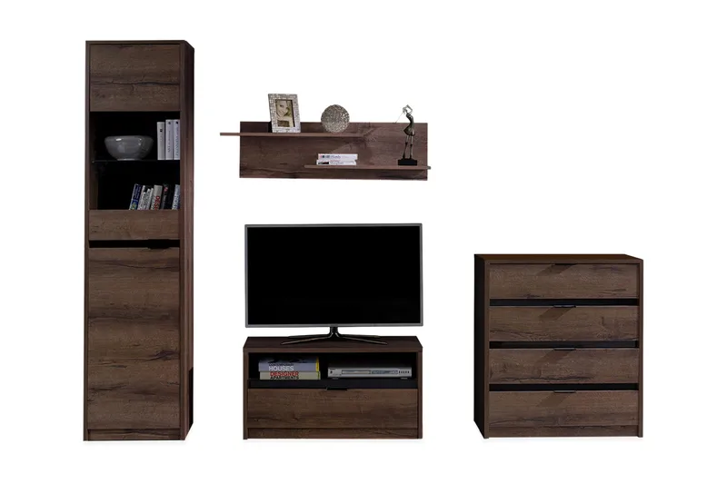 Najera Vardagsrumsset - Brun - Möbler - Möbelset - Möbelset för vardagsrum