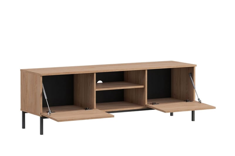 Querty Vardagsrumsset LED-belysning 6 Delar Vit LED - Natur - Möbler - Möbelset - Möbelset för vardagsrum