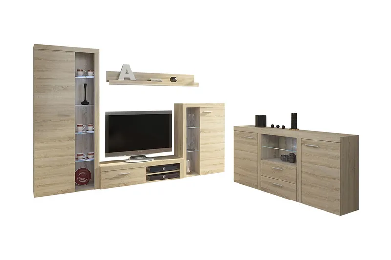 Rumba Soffgrupp - Ek - Möbler - Möbelset - Möbelset för vardagsrum