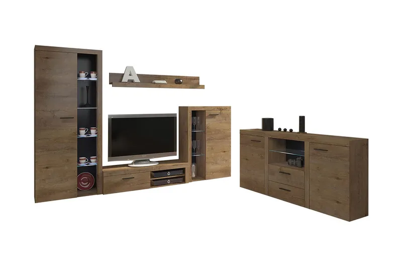 Rumba Soffgrupp - Ek - Möbler - Möbelset - Möbelset för vardagsrum