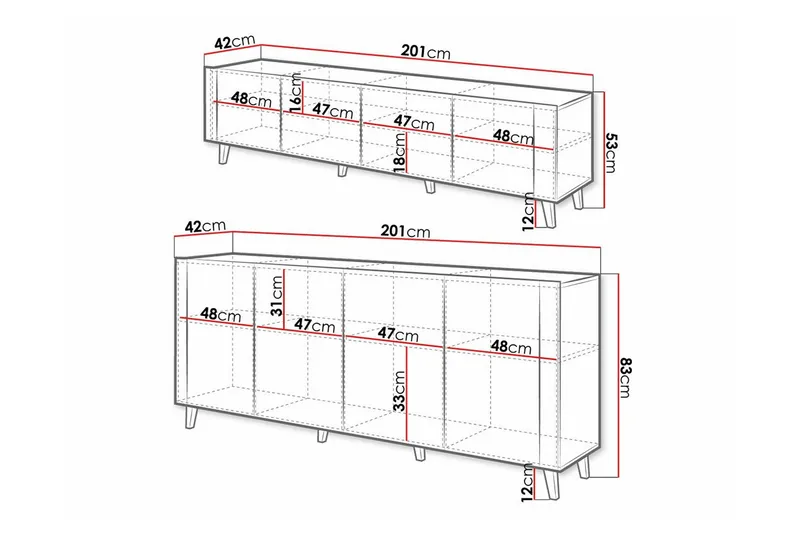 Strontian Möbelset För Vardagsrum Scandinavian Choice Black - Möbler - Möbelset - Möbelset för vardagsrum