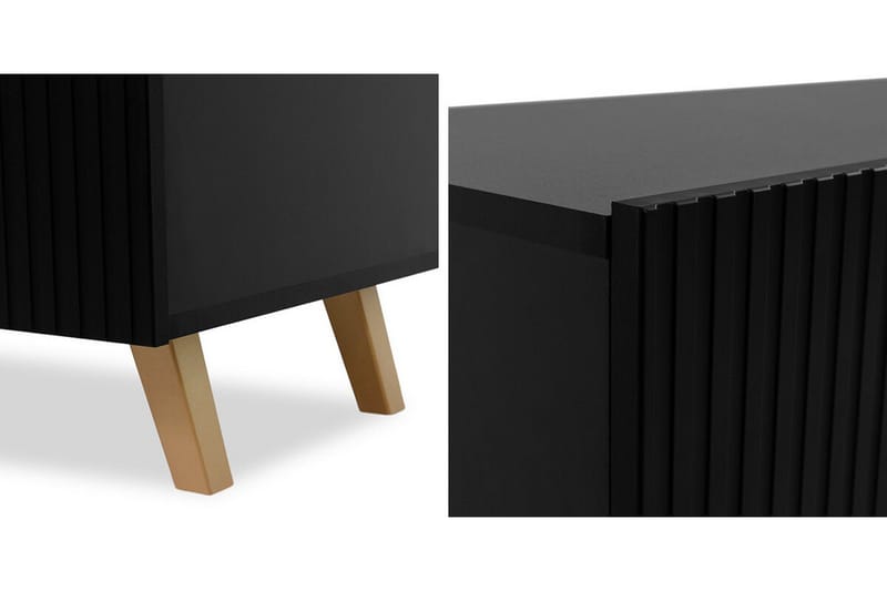 Strontian Möbelset För Vardagsrum Scandinavian Choice Black - Möbler - Möbelset - Möbelset för vardagsrum