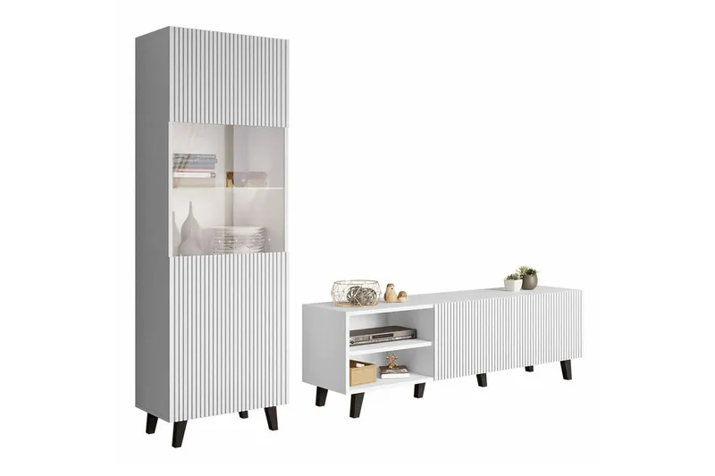 Strontian Möbelset För Vardagsrum Scandinavian Choice White, undefined