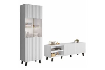 Strontian Möbelset För Vardagsrum Scandinavian Choice White - Möbler - Möbelset - Möbelset för vardagsrum