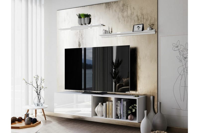 Summerville Möbelset För Vardagsrum White - Möbler - Möbelset - Möbelset för vardagsrum