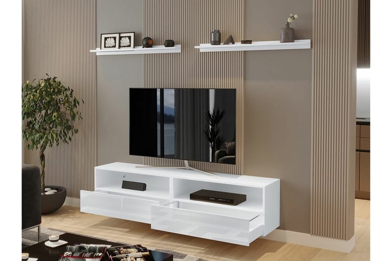 Summerville Möbelset För Vardagsrum White - Möbler - Möbelset - Möbelset för vardagsrum