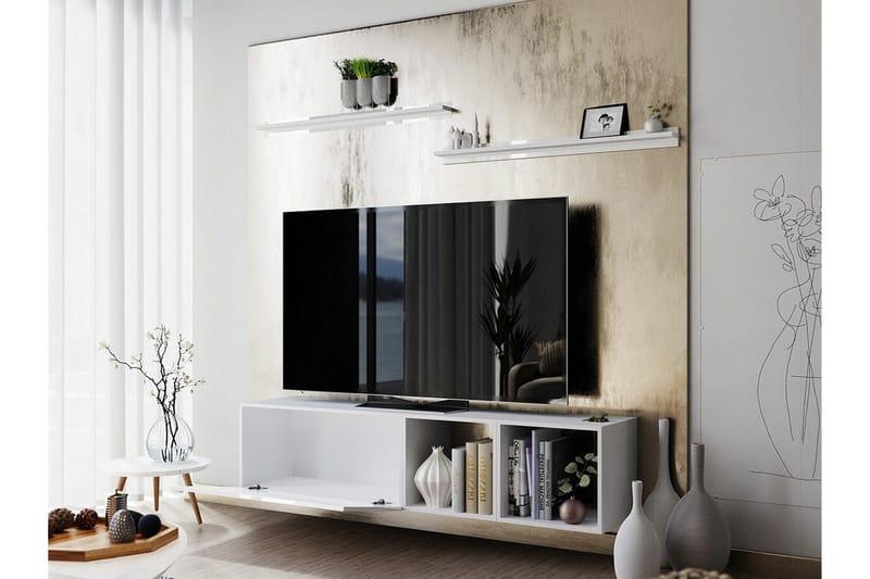 Summerville Möbelset För Vardagsrum White - Möbler - Möbelset - Möbelset för vardagsrum