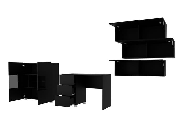 Tessan Vardagsrumsset - Grå/Vit - Möbler - Möbelset - Möbelset för vardagsrum