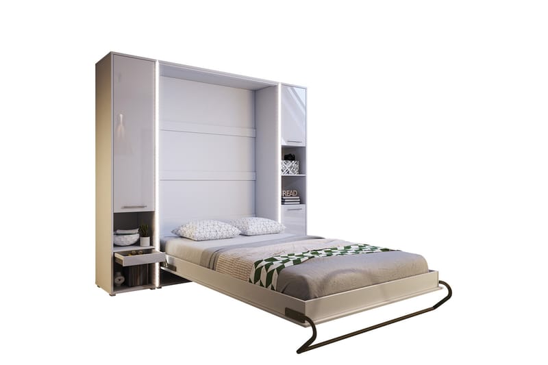 Concept Pro Sovrumsset sängskåp - Vit - Möbelset för sovrum