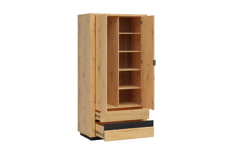 Forja Sovrumsset 101x56 cm - Natur/Svart - Möbler - Möbelset - Möbelset för sovrum