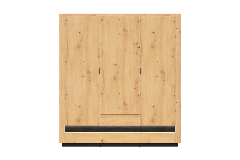 Forja Sovrumsset 181x56 cm - Natur/Svart - Möbler - Möbelset - Möbelset för sovrum