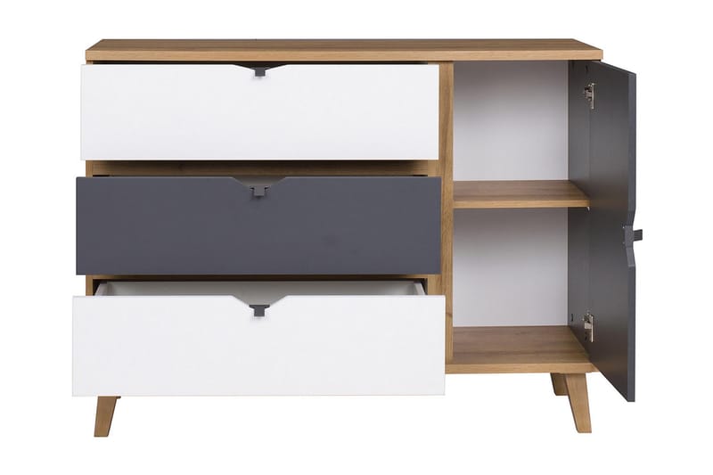 Memone Sovrumsset barn - Beige/Grå/Vit - Möbler - Möbelset - Möbelset för sovrum