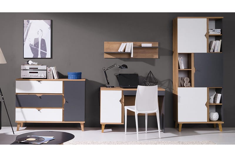 Memone Sovrumsset barn - Beige/Grå/Vit - Möbler - Möbelset - Möbelset för sovrum