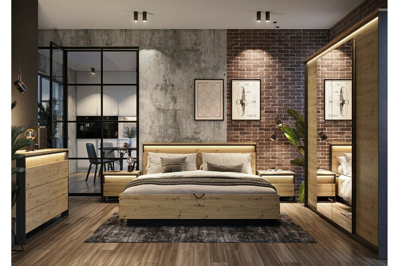 Rathmore Möbelset För Sovrum Black - Möbler - Möbelset - Möbelset för sovrum